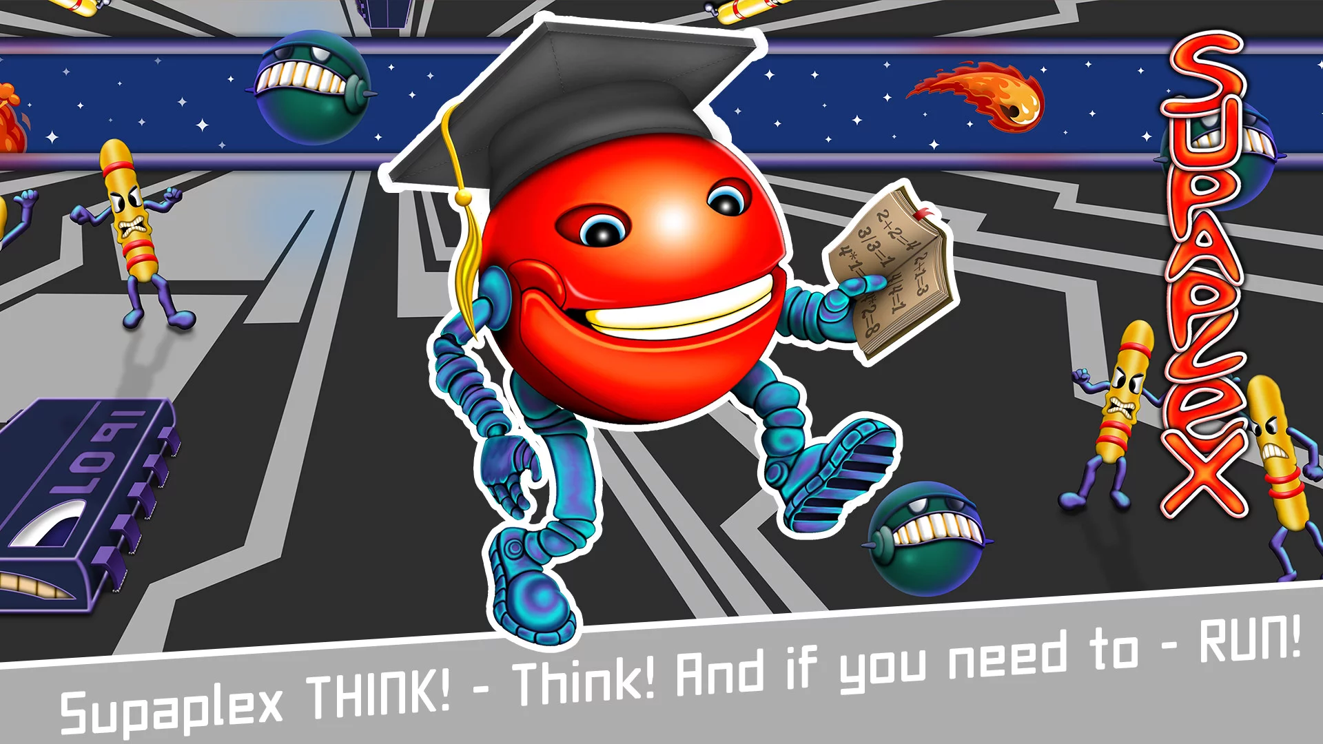 Изображение игры: Supaplex THINK!