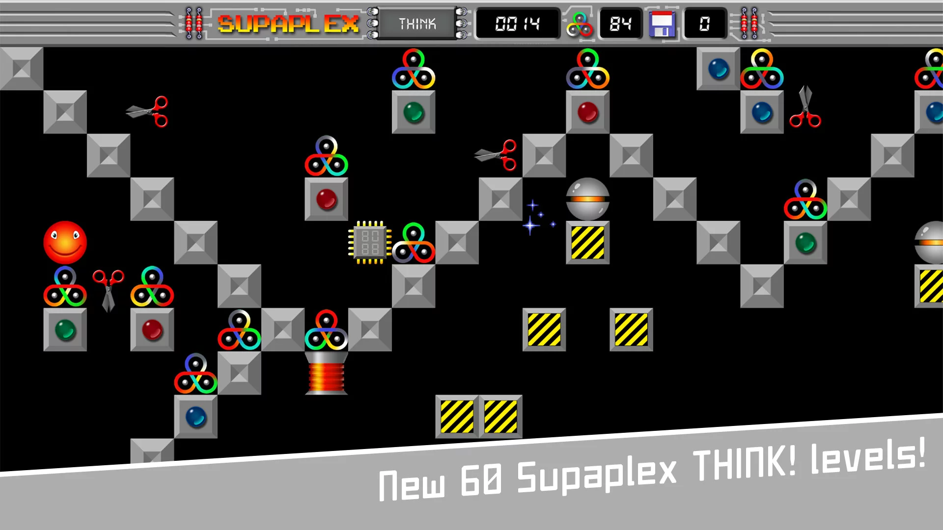 Изображение игры: Supaplex THINK!