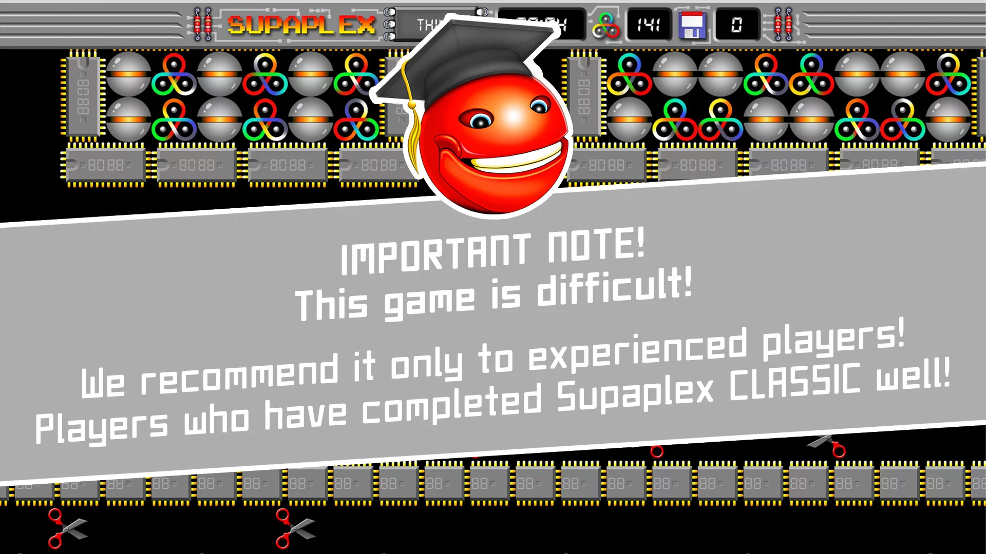 Изображение игры: Supaplex THINK!