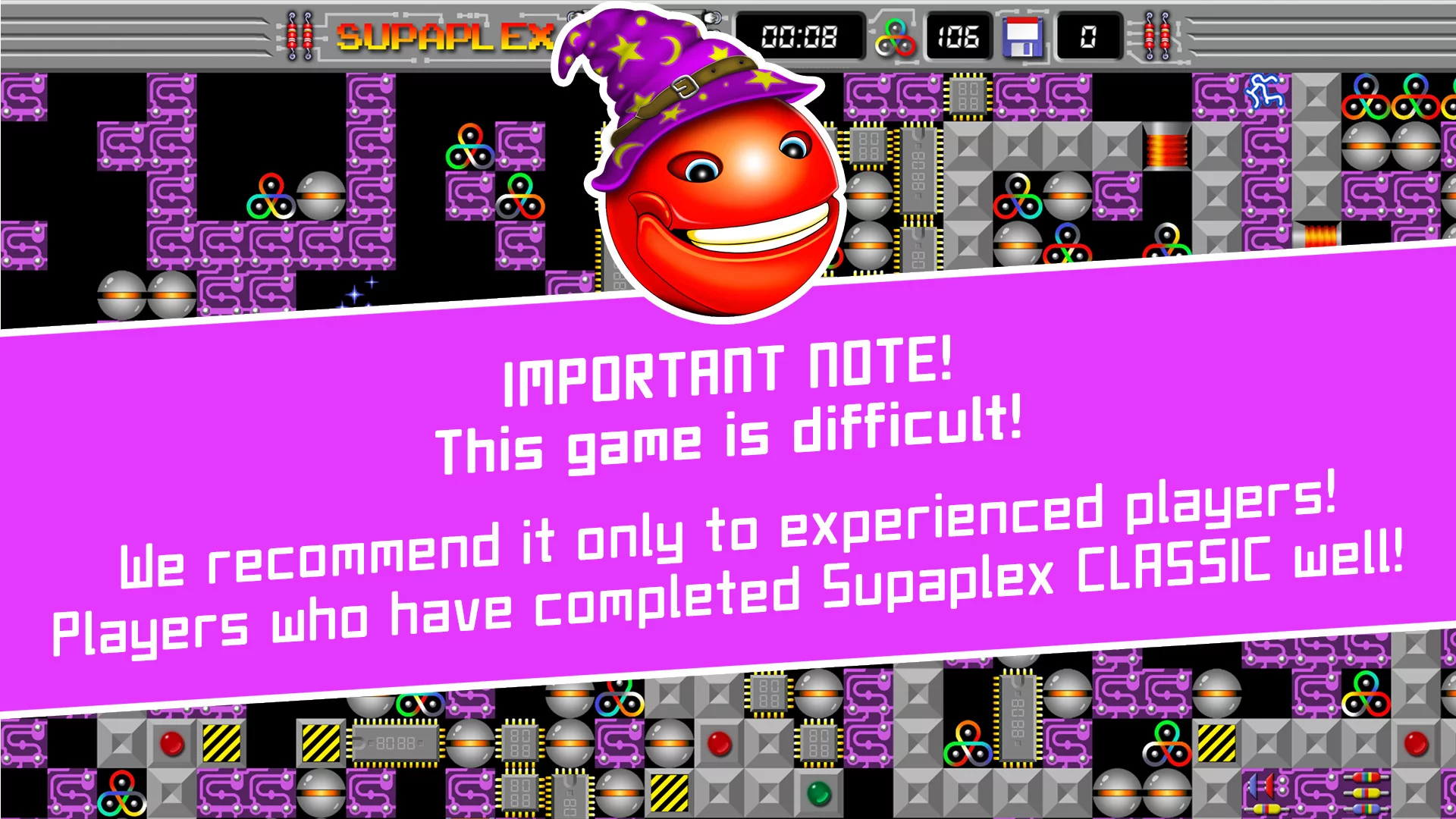 Изображение игры: Supaplex WOW!