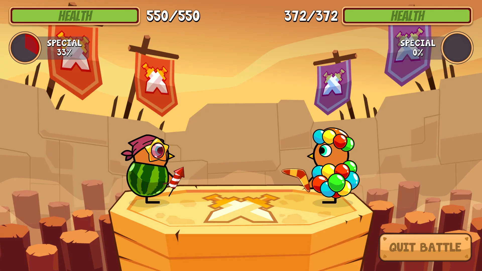 Изображение игры: Duck Life 7: Battle