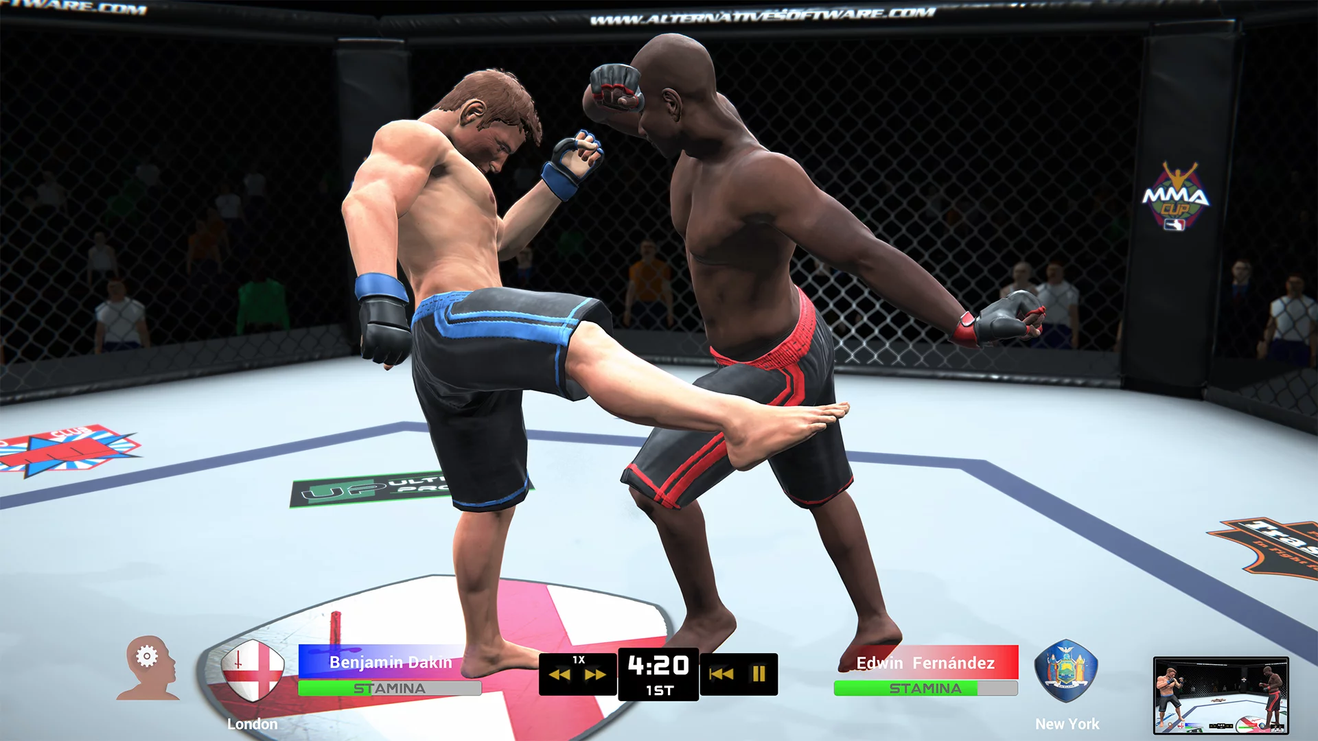 Изображение игры: MMA Team Manager
