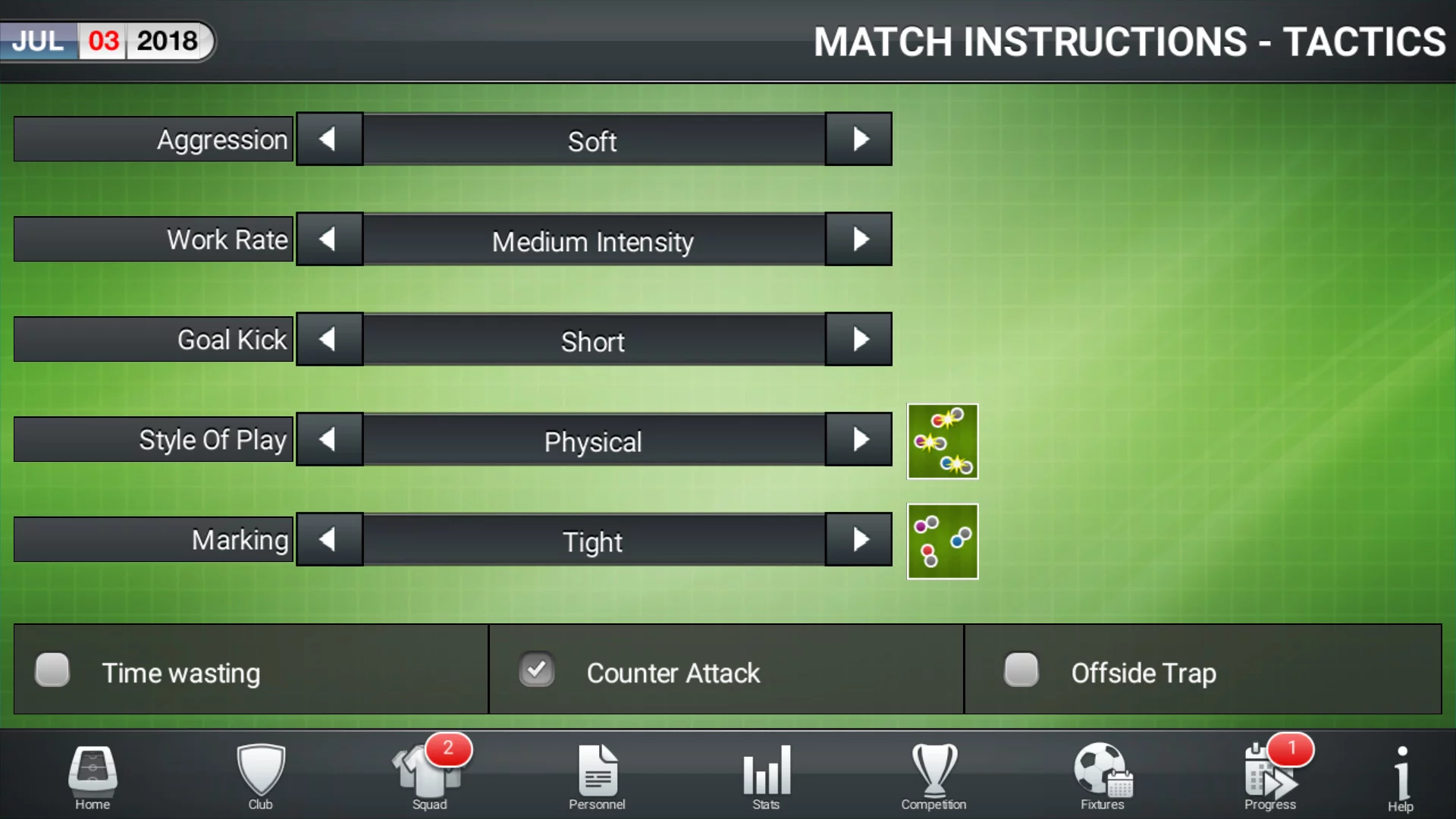 Изображение игры: Football Director 2019
