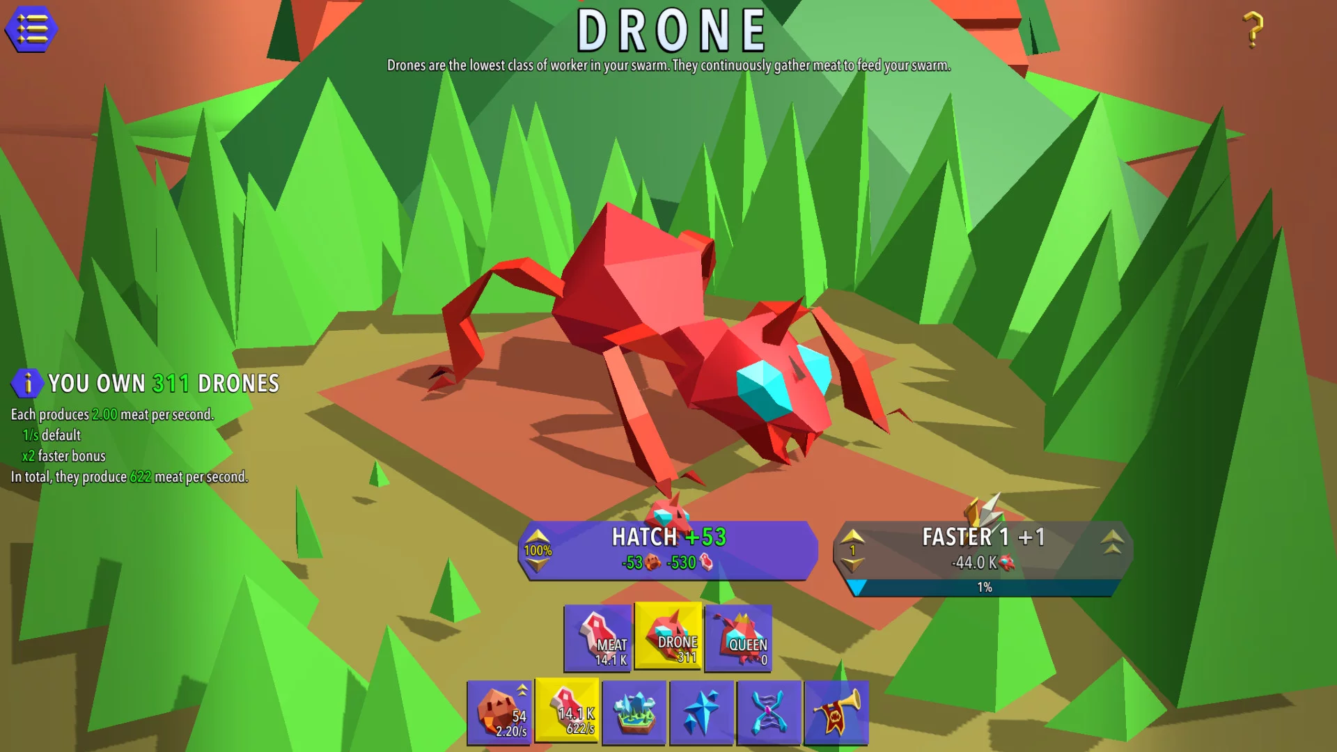 Изображение игры: Swarm Simulator: Evolution