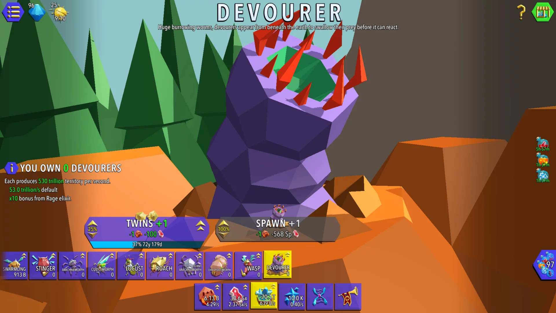 Изображение игры: Swarm Simulator: Evolution