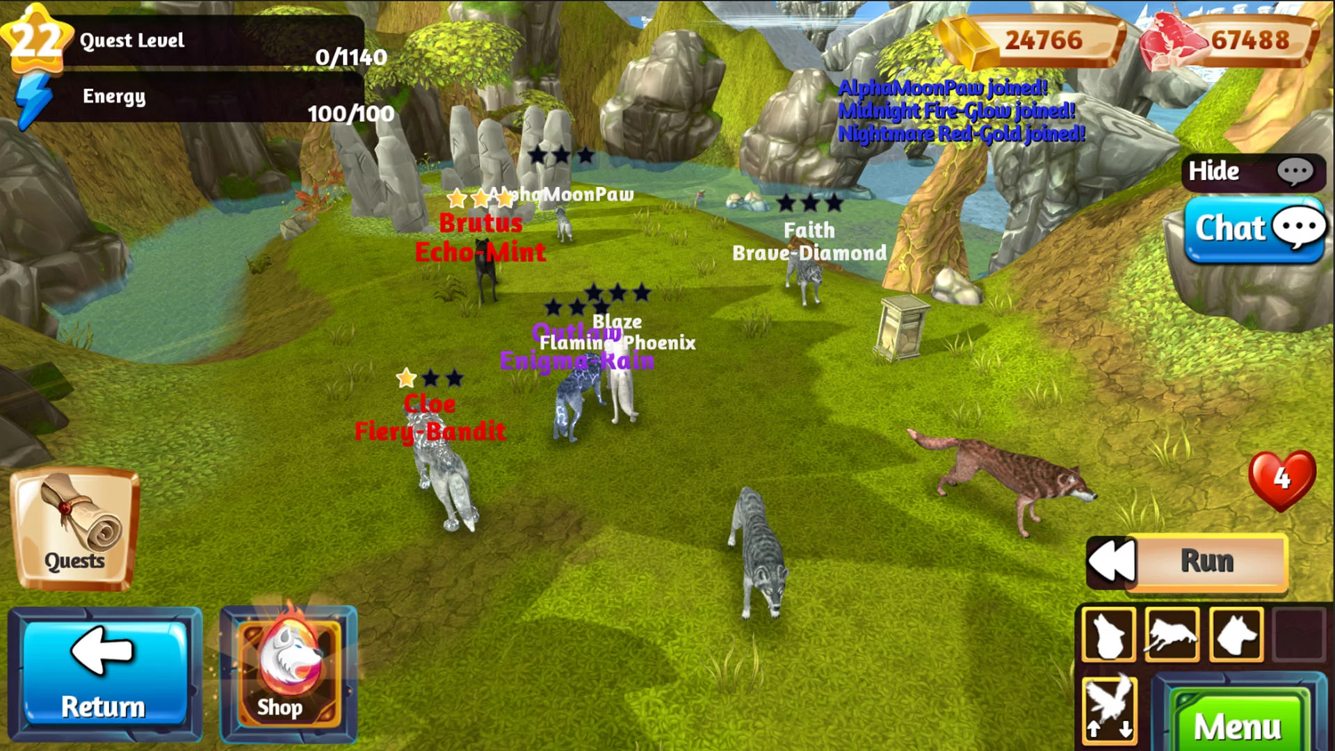 Изображение игры: Wolf: The Evolution Story