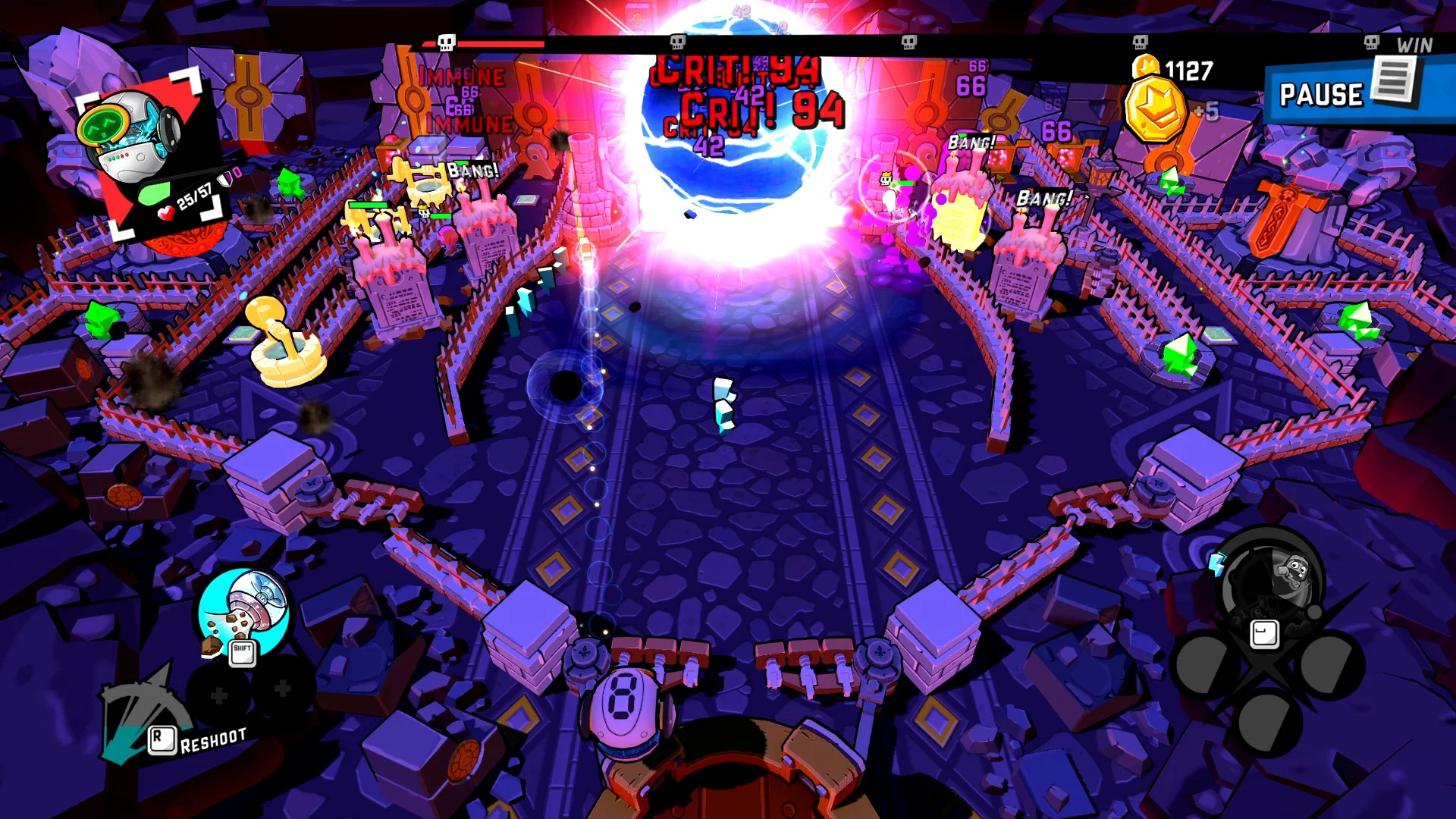 Изображение игры: Zombie Rollerz: Pinball Heroes
