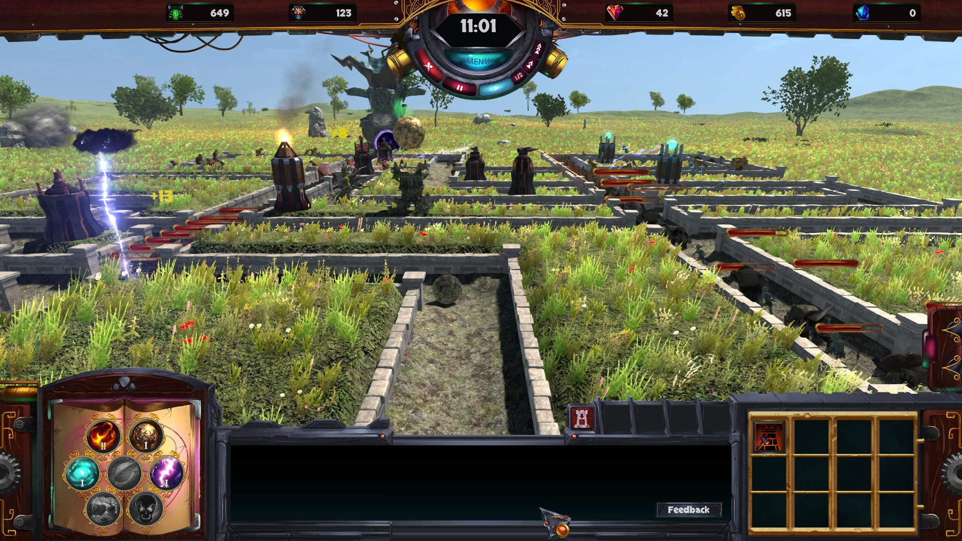 Изображение игры: Elemental War - A Tower Defense Game