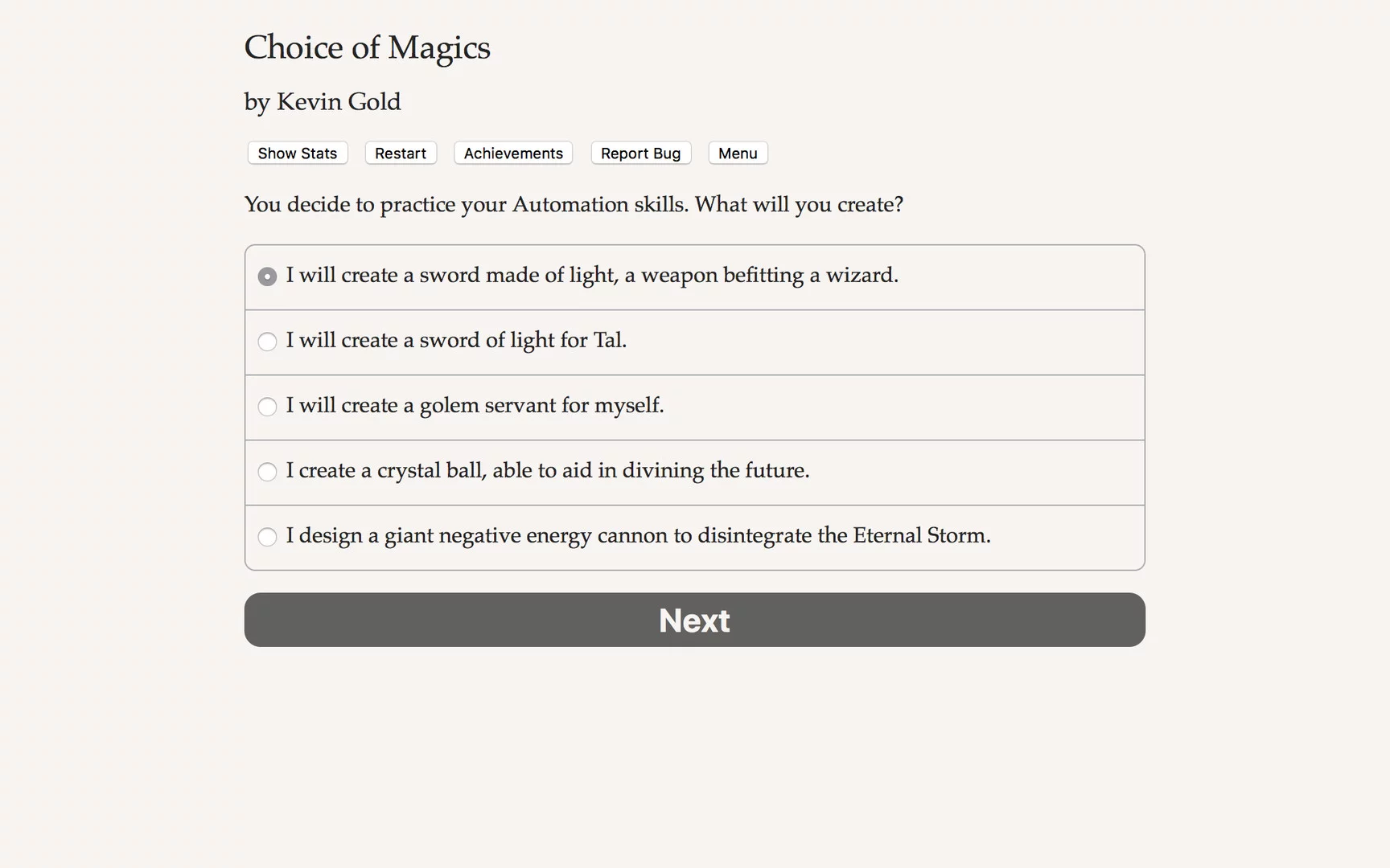 Изображение игры: Choice of Magics