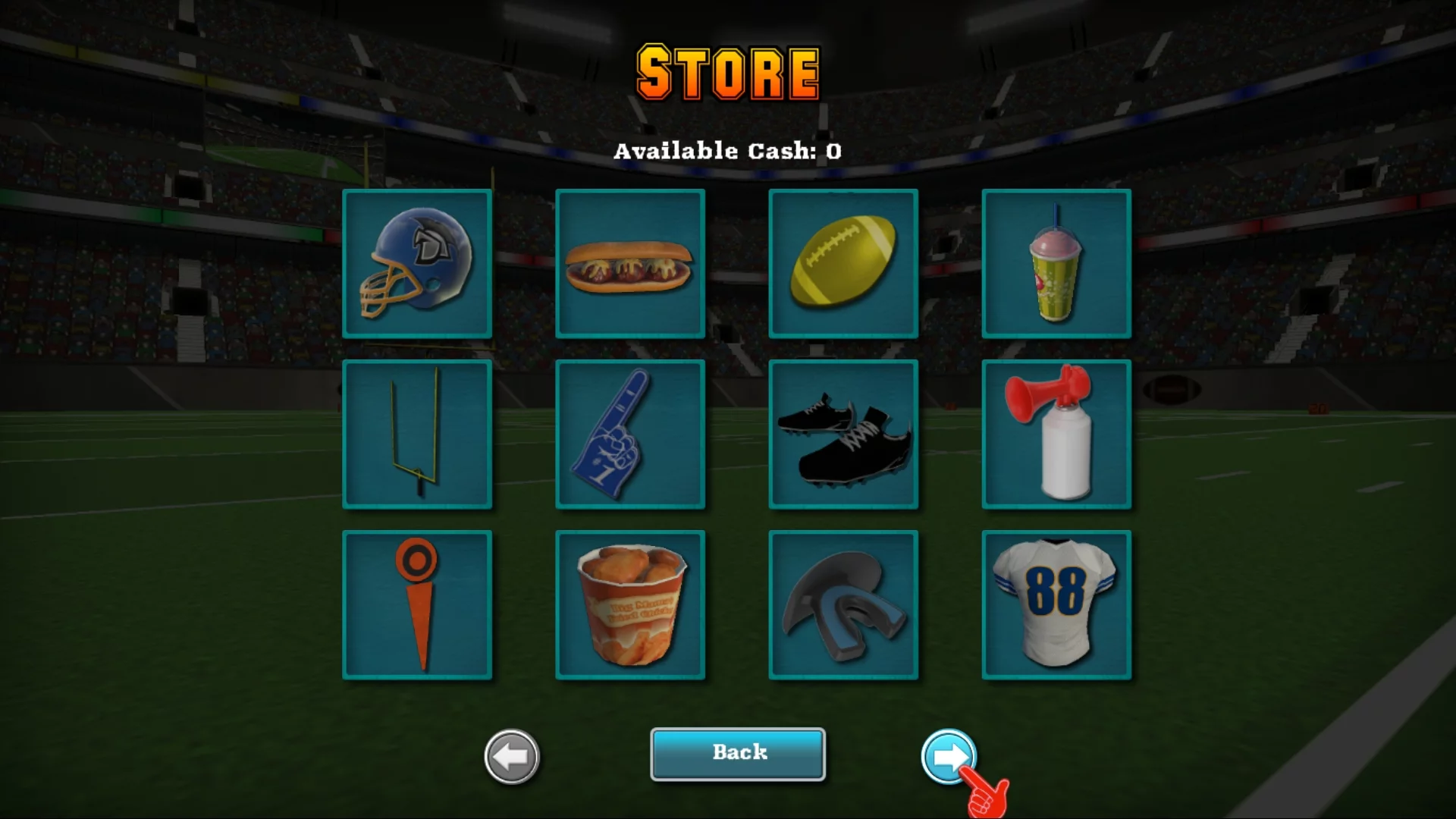 Изображение игры: Touch Down Football Solitaire