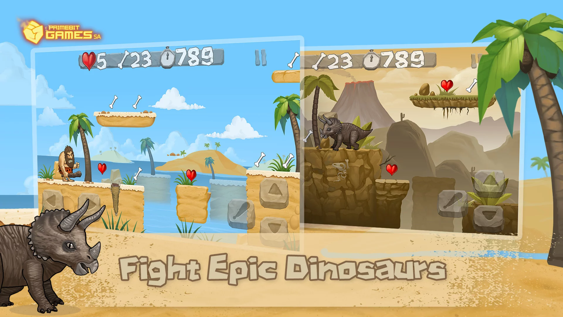 Изображение игры: Caveman Chuck