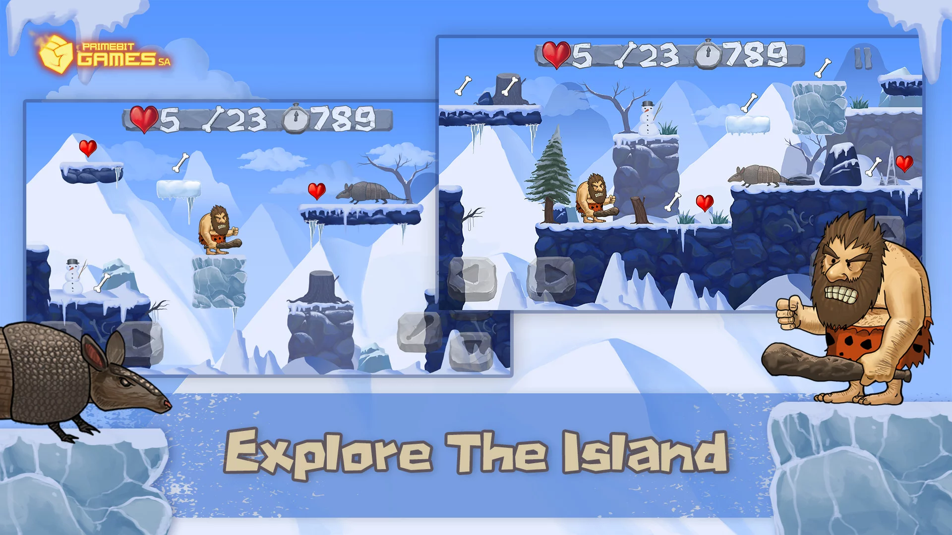 Изображение игры: Caveman Chuck