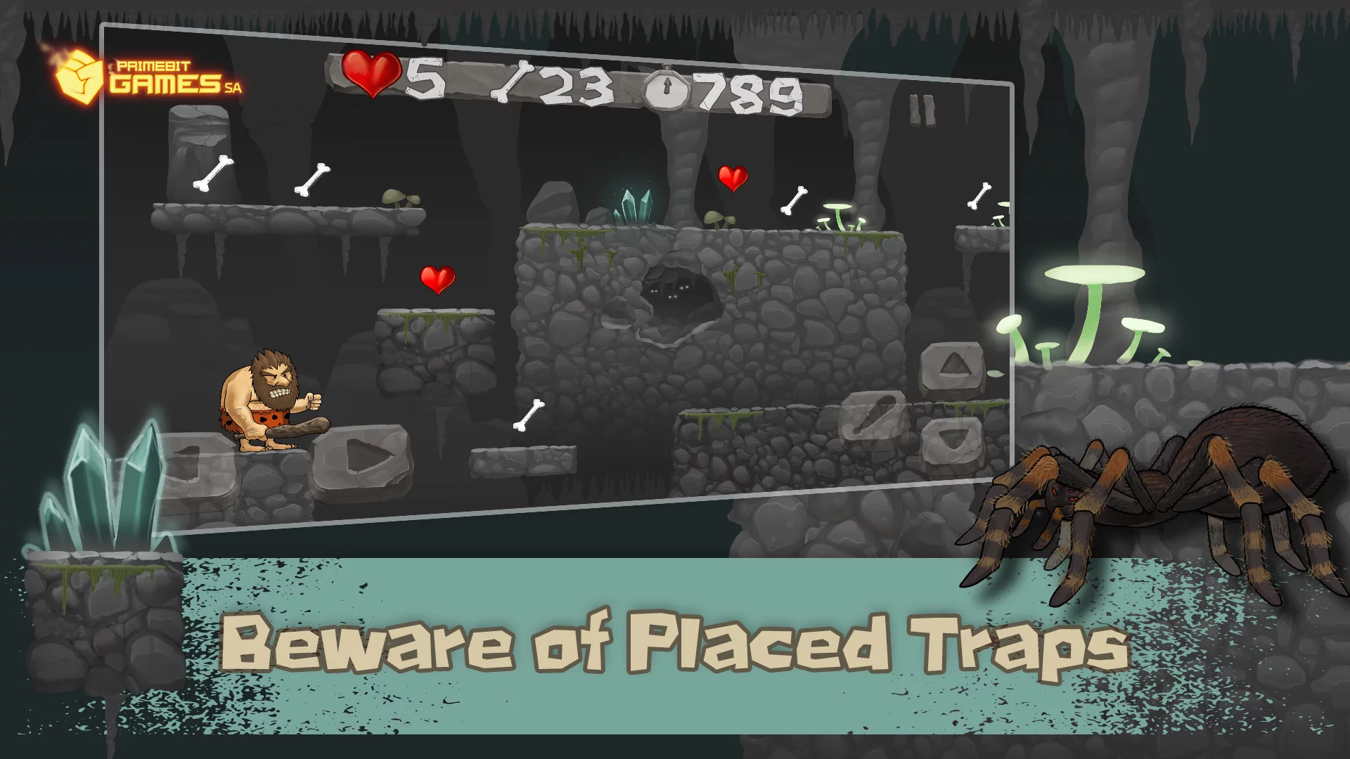 Изображение игры: Caveman Chuck