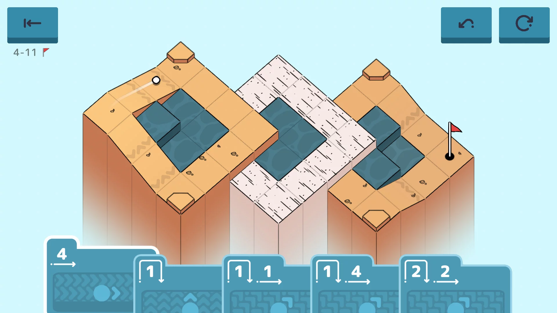Изображение игры: Golf Peaks