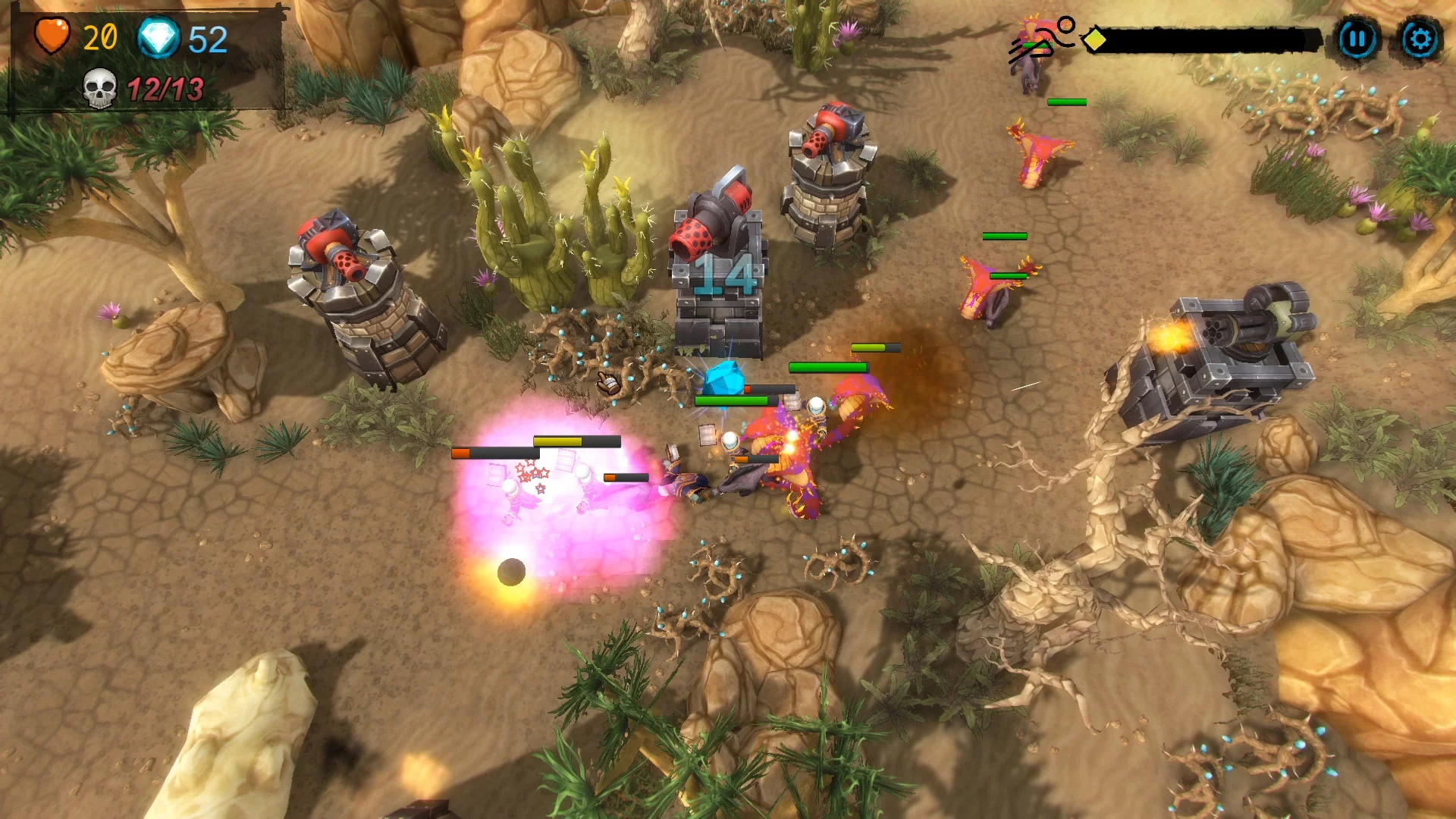 Изображение игры: Yet another tower defence