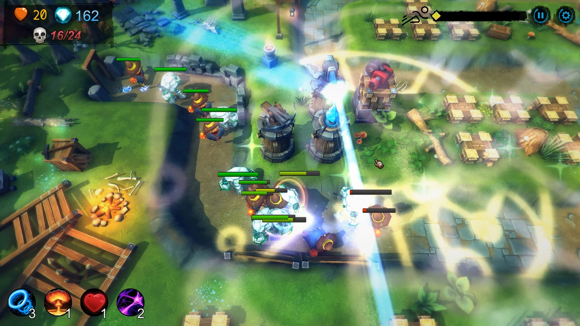 Изображение игры: Yet another tower defence