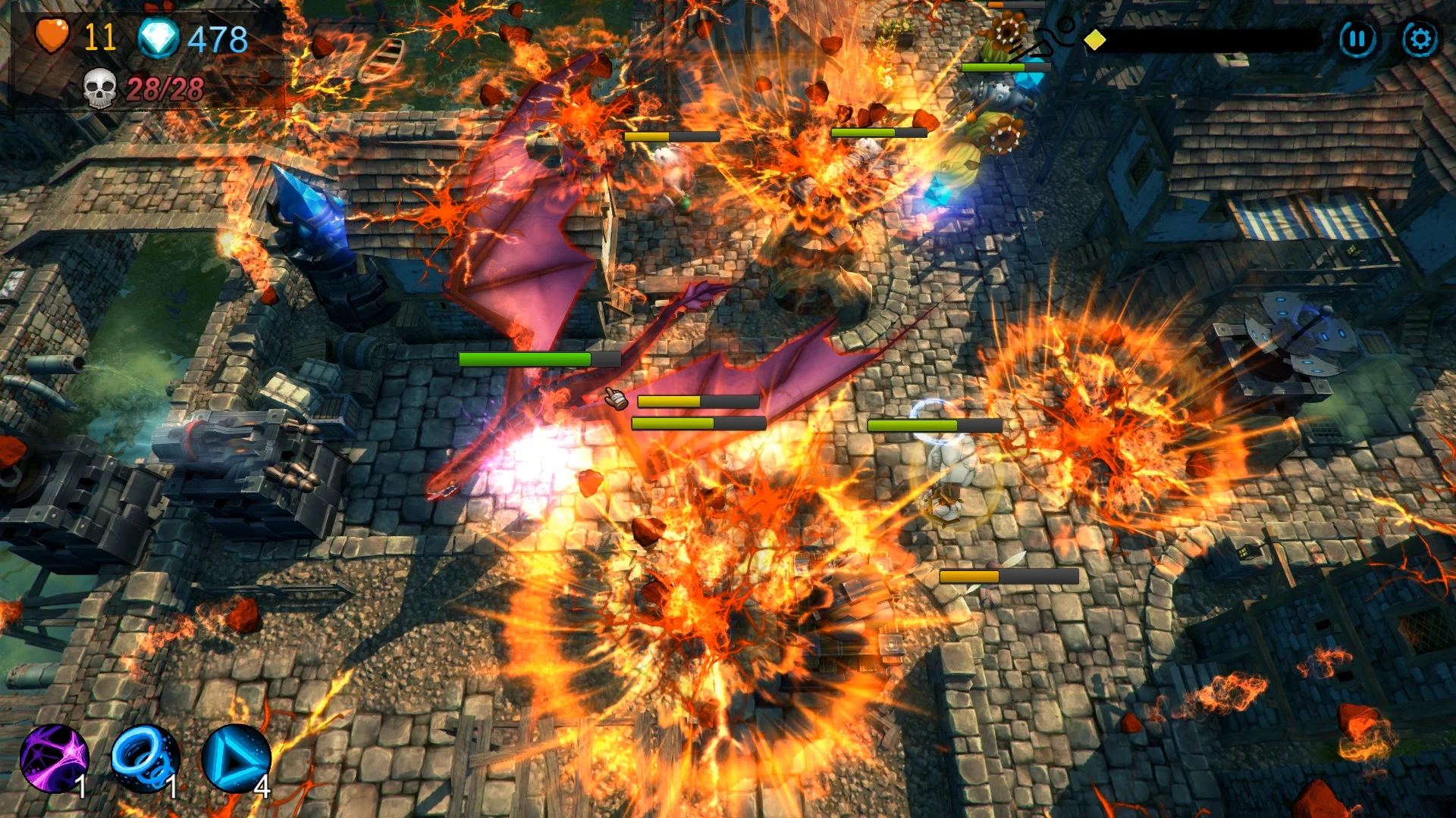 Изображение игры: Yet another tower defence