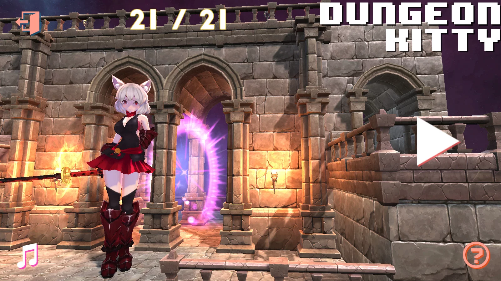 Изображение игры: Dungeon Kitty