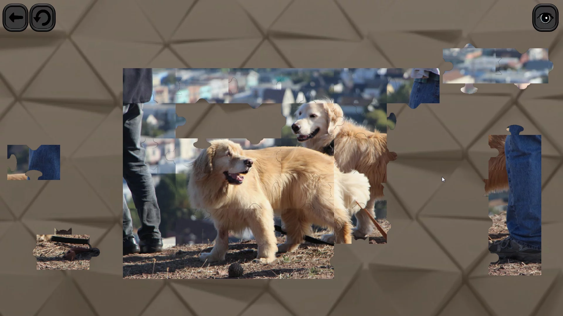 Изображение игры: Puzzles for smart: Dogs