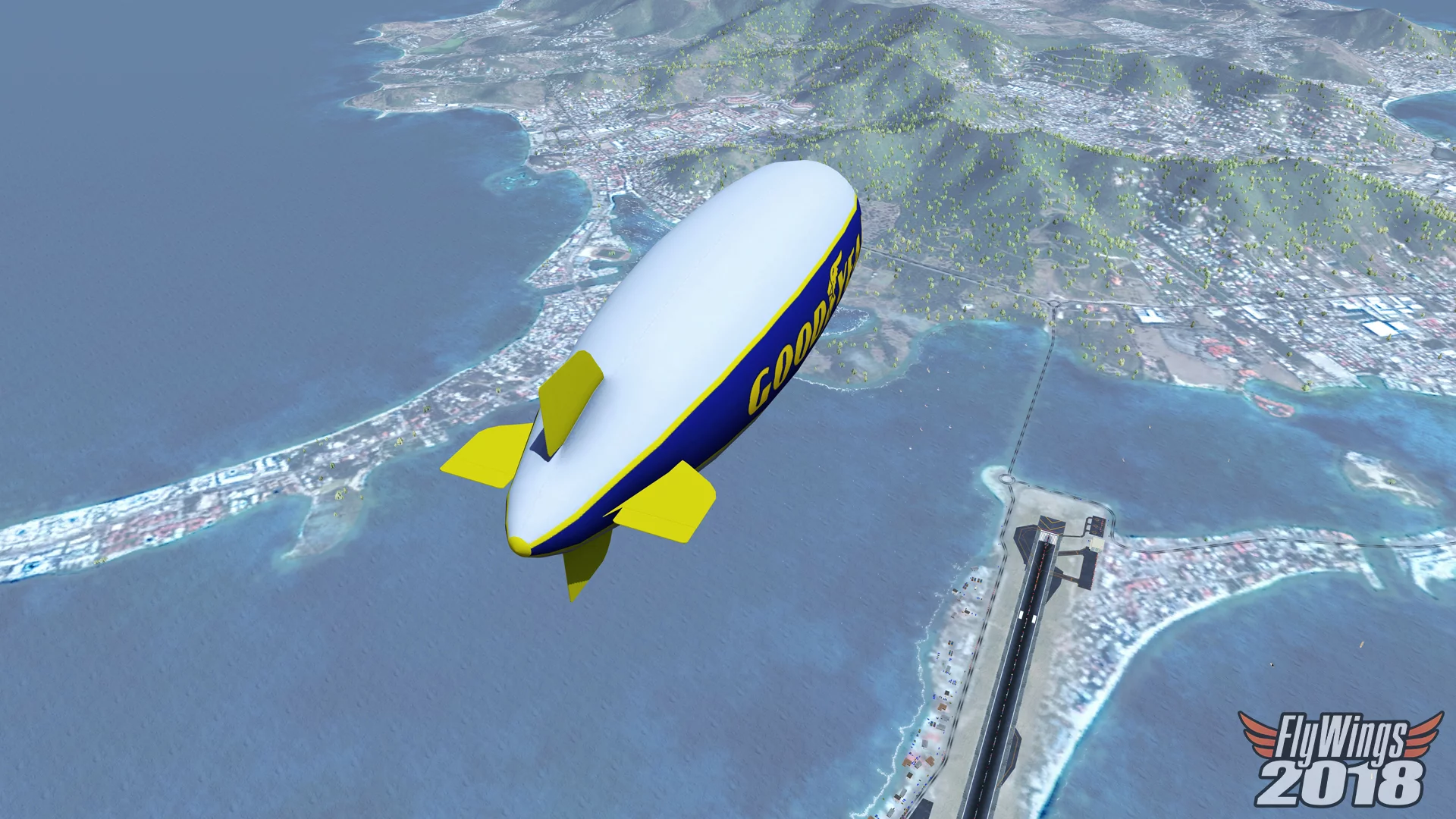 Изображение игры: FlyWings 2018 Flight Simulator