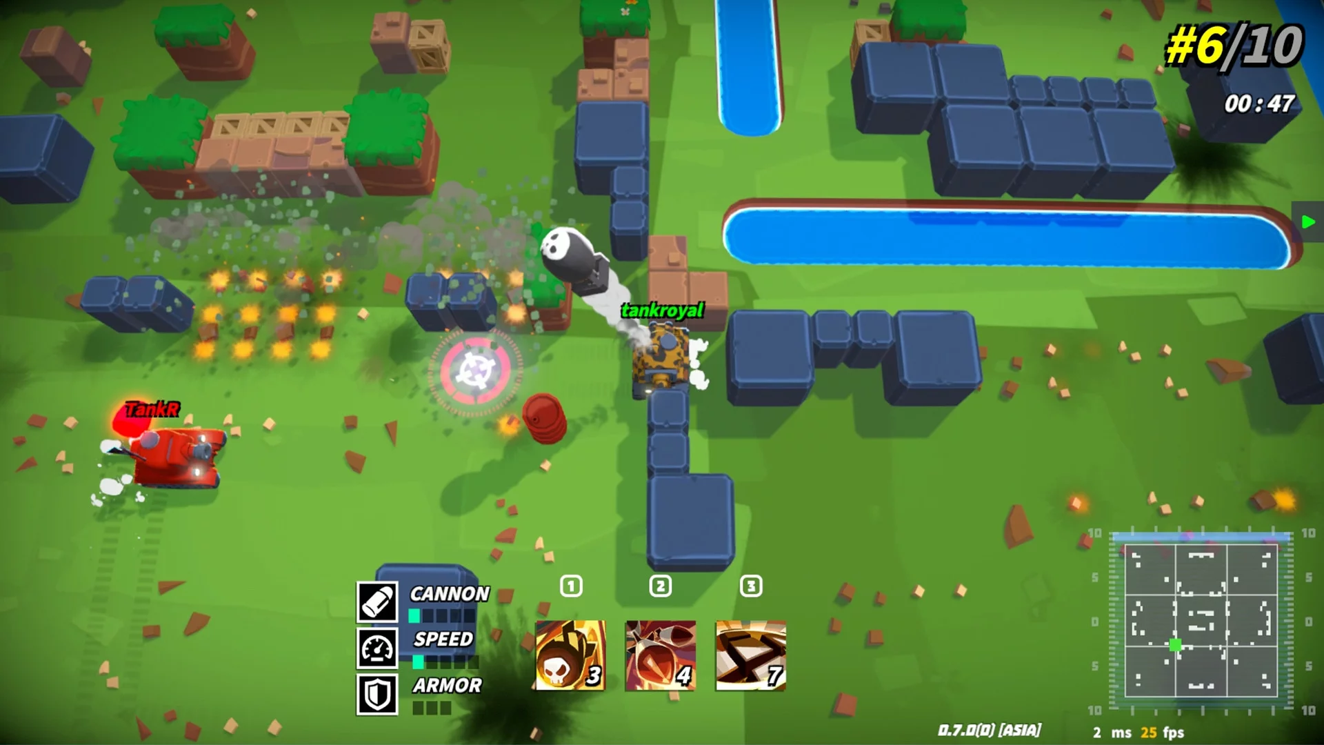 Изображение игры: Tank Royale