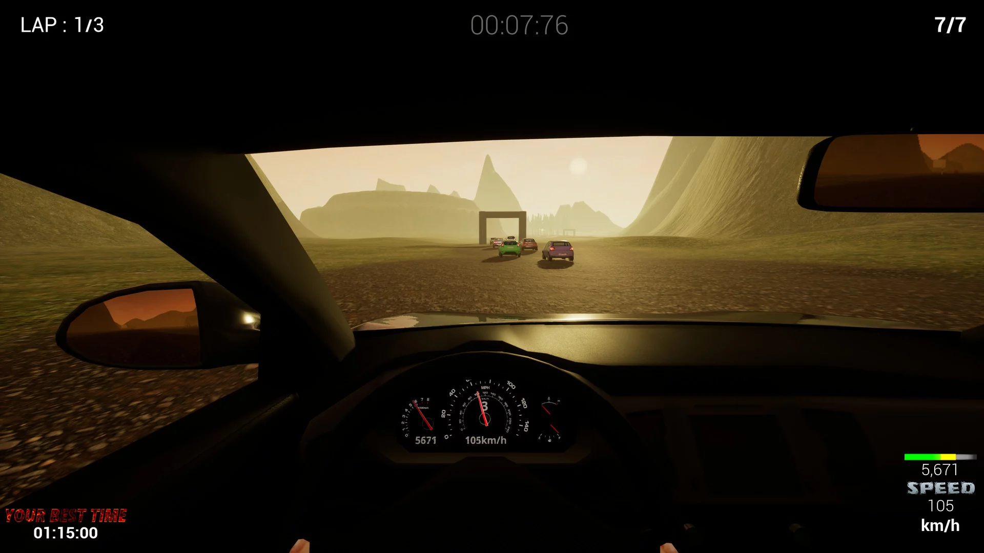 Изображение игры: CrazyDriving