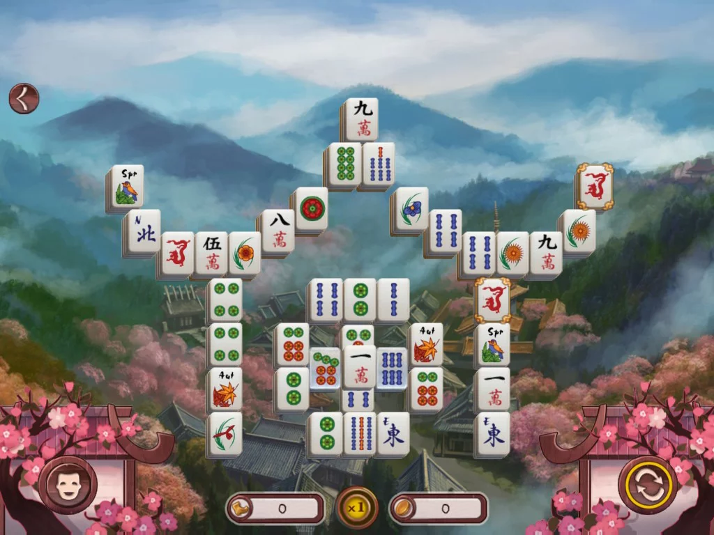 Изображение игры: Sakura Day 2 Mahjong