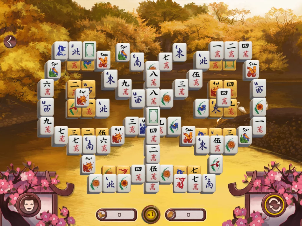 Изображение игры: Sakura Day 2 Mahjong