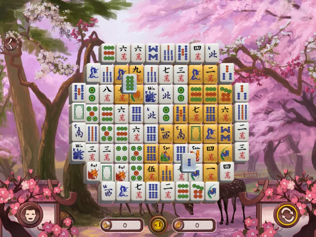 Изображение игры: Sakura Day 2 Mahjong