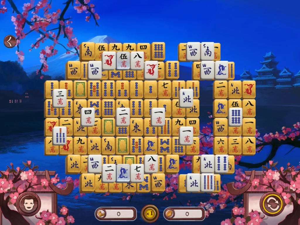 Изображение игры: Sakura Day 2 Mahjong