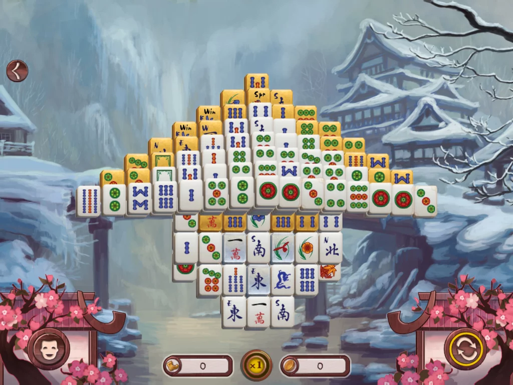 Изображение игры: Sakura Day 2 Mahjong