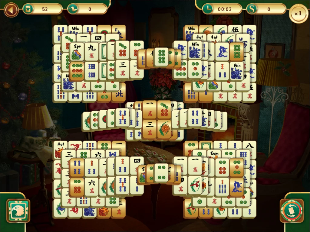 Изображение игры: Christmas Mahjong