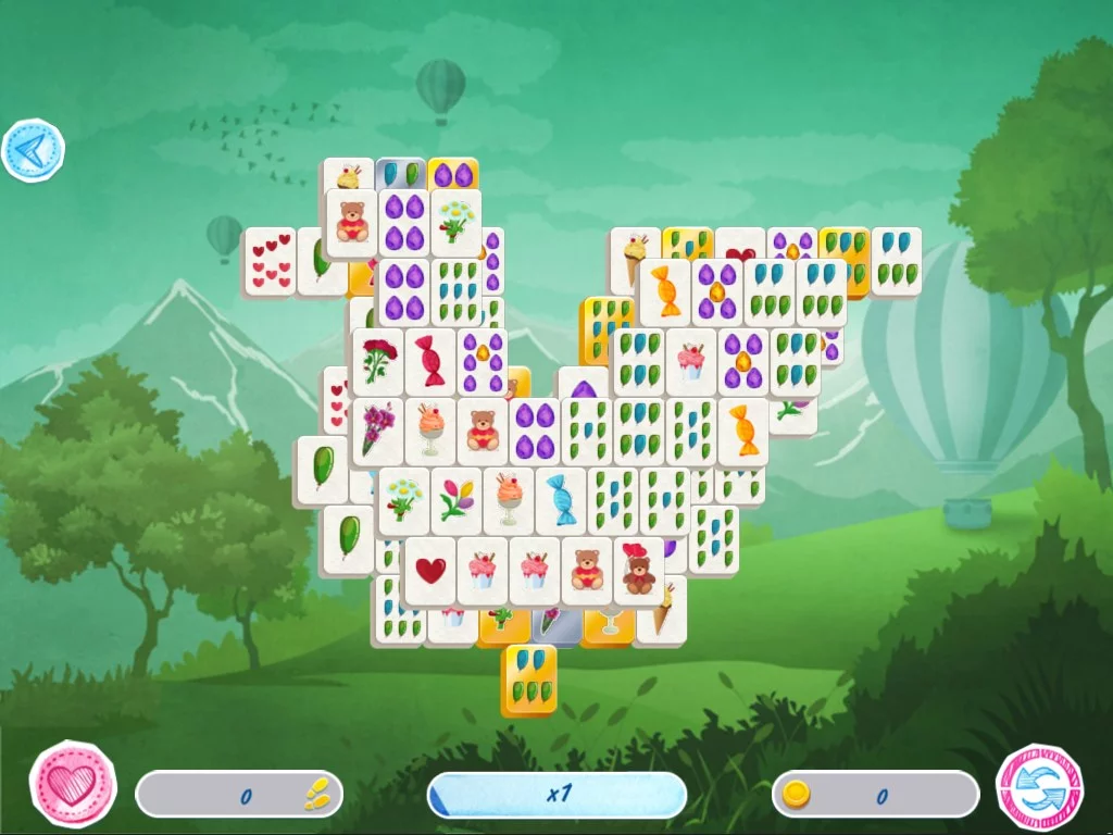 Изображение игры: Mahjong Valentine's Day
