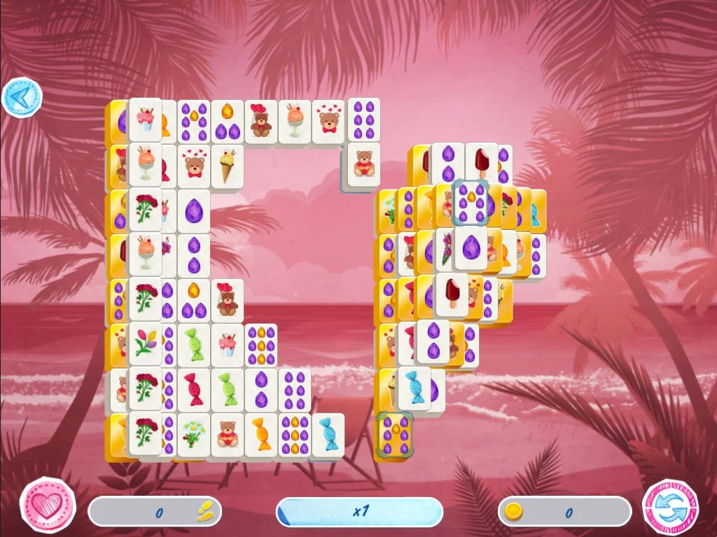 Изображение игры: Mahjong Valentine's Day