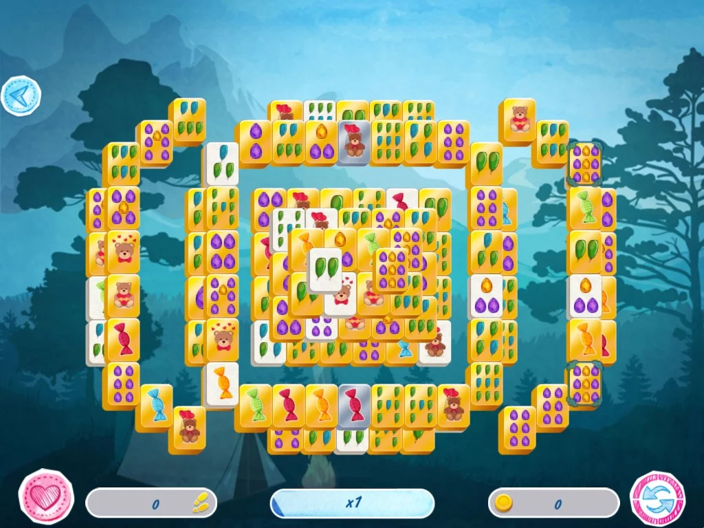 Изображение игры: Mahjong Valentine's Day