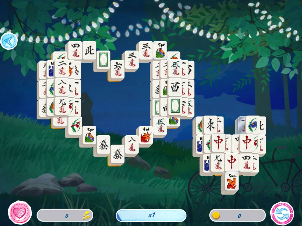 Изображение игры: Mahjong Valentine's Day
