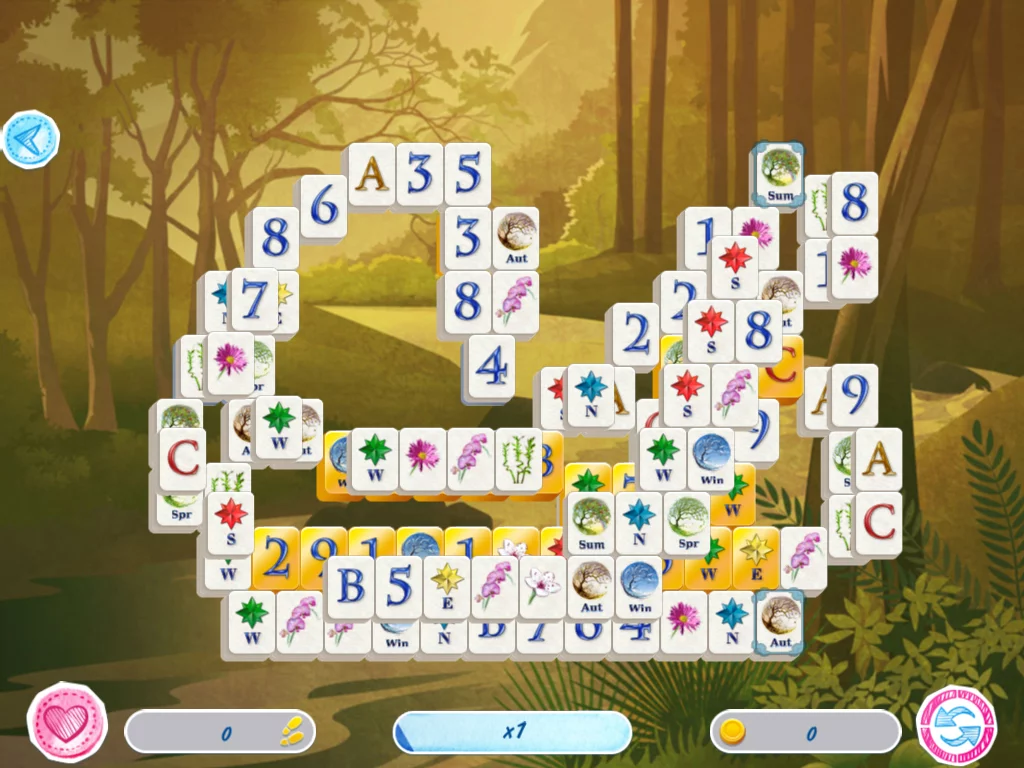 Изображение игры: Mahjong Valentine's Day