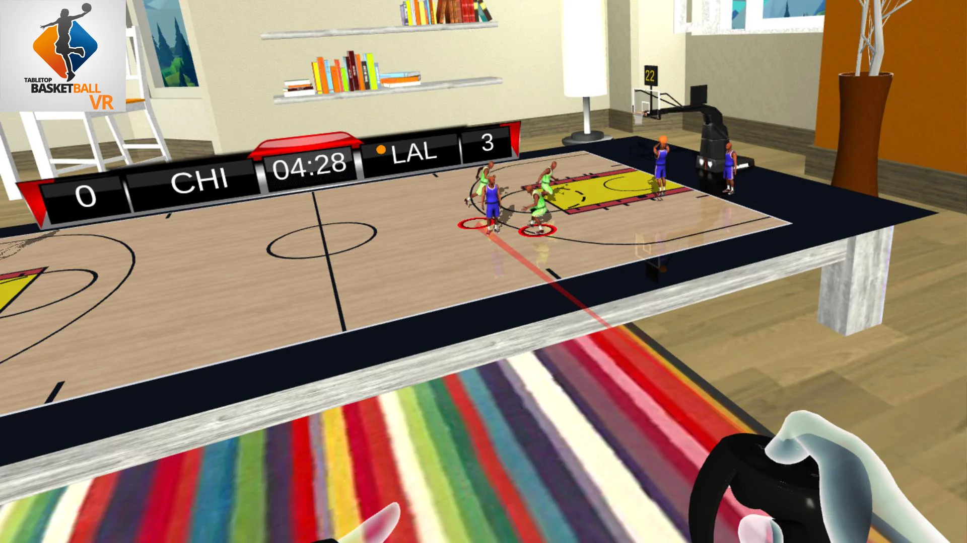Изображение игры: Tabletop Basketball VR