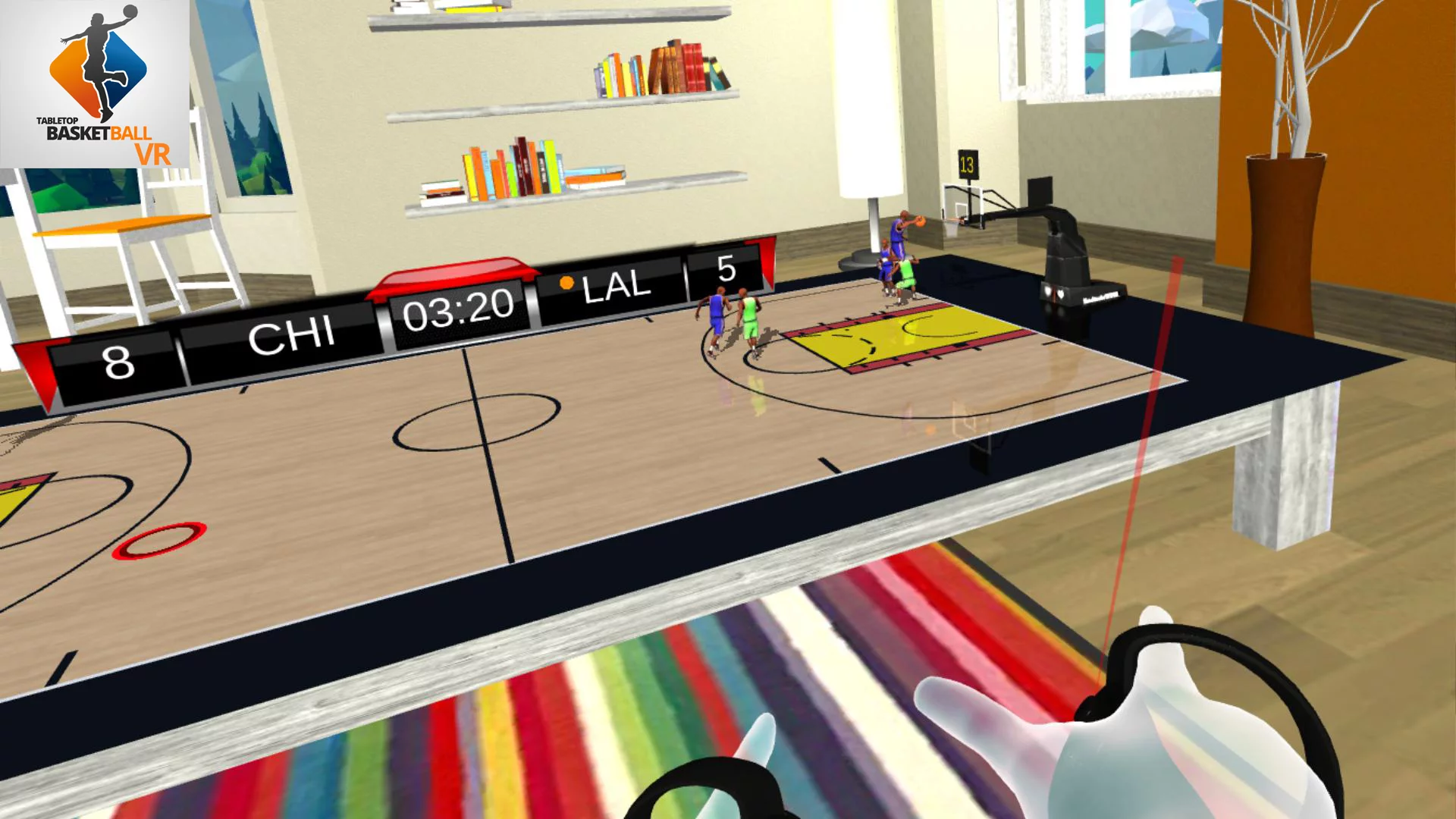 Изображение игры: Tabletop Basketball VR