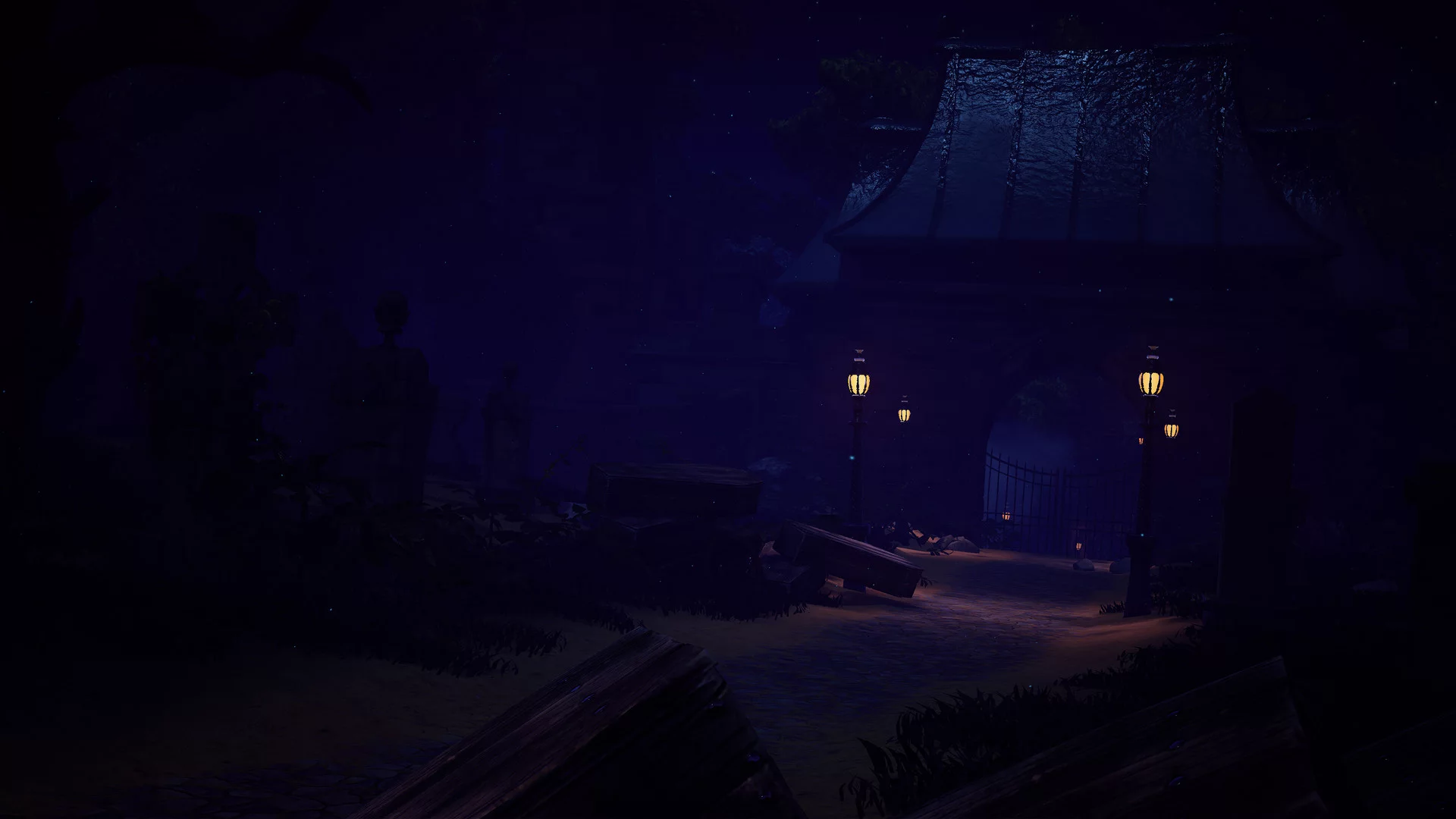 Изображение игры: The Haunted Graveyard