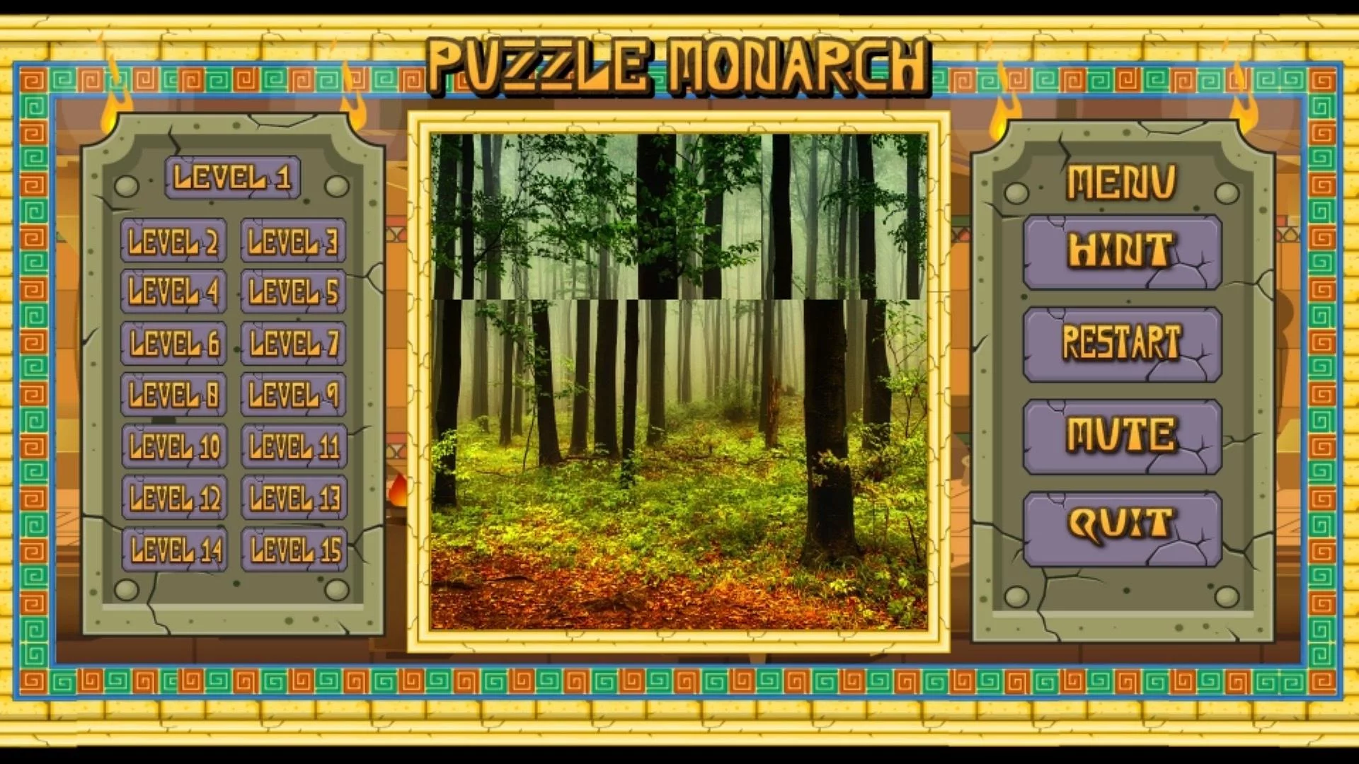 Изображение игры: Puzzle Monarch: Forests
