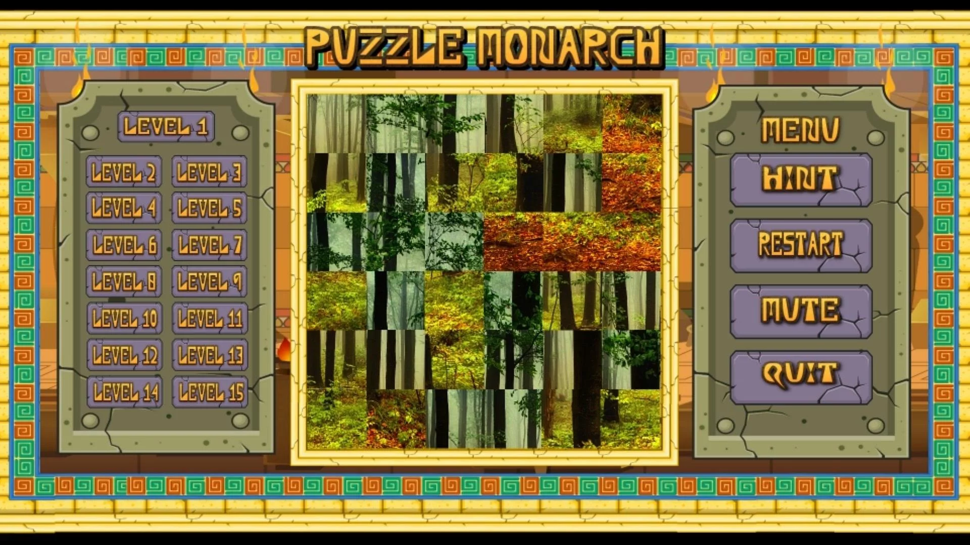 Изображение игры: Puzzle Monarch: Forests