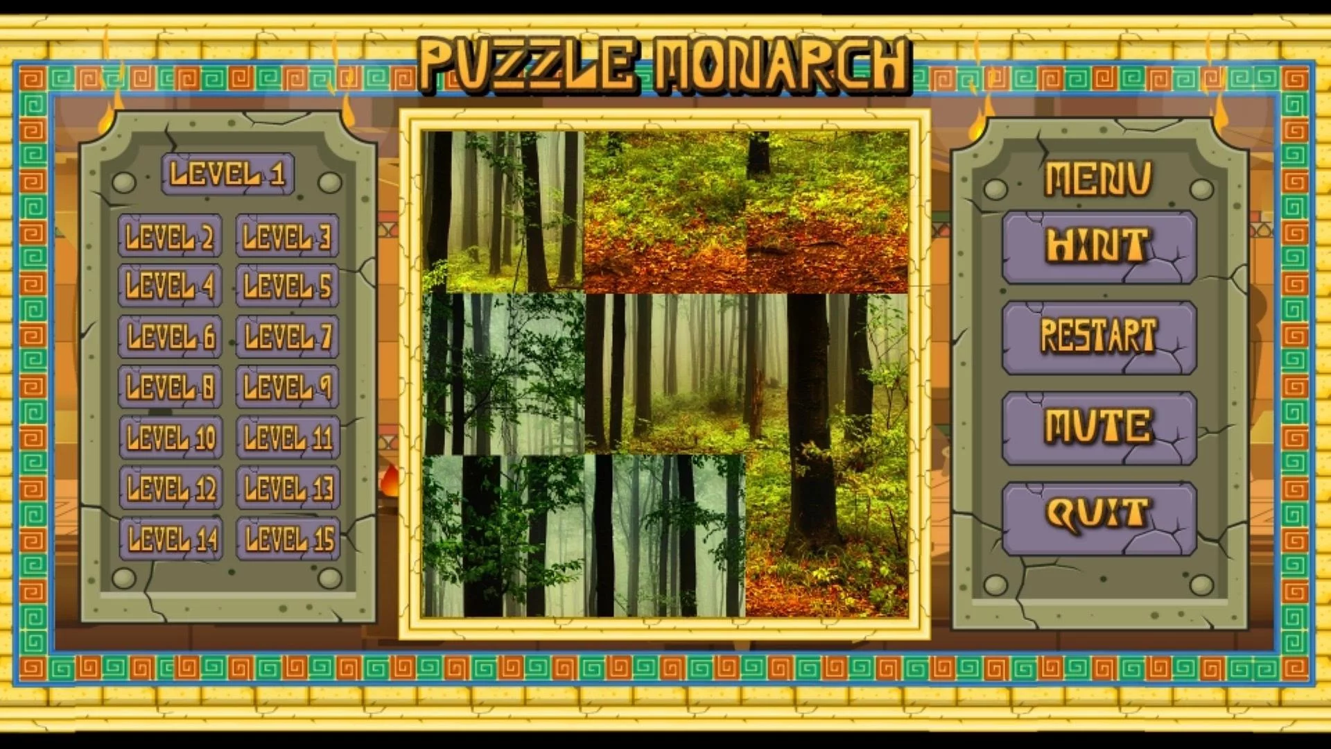 Изображение игры: Puzzle Monarch: Forests