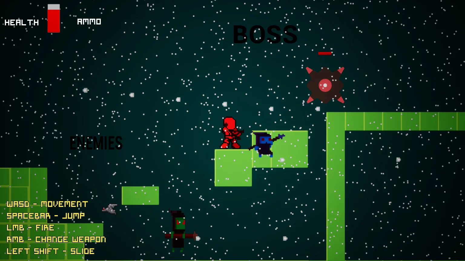 Изображение игры: Pixel Robot Hunter