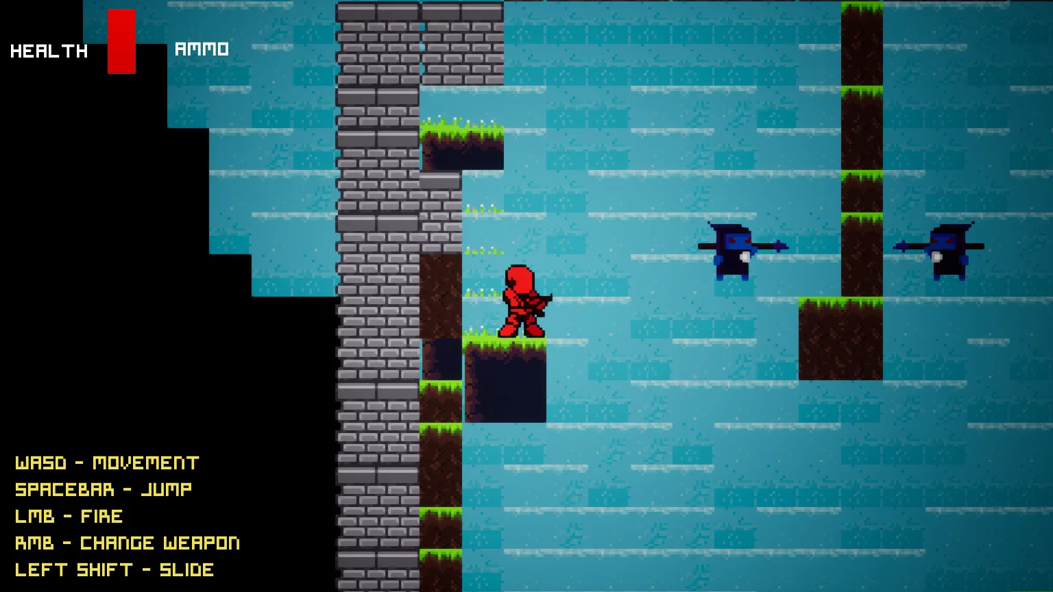 Изображение игры: Pixel Robot Hunter