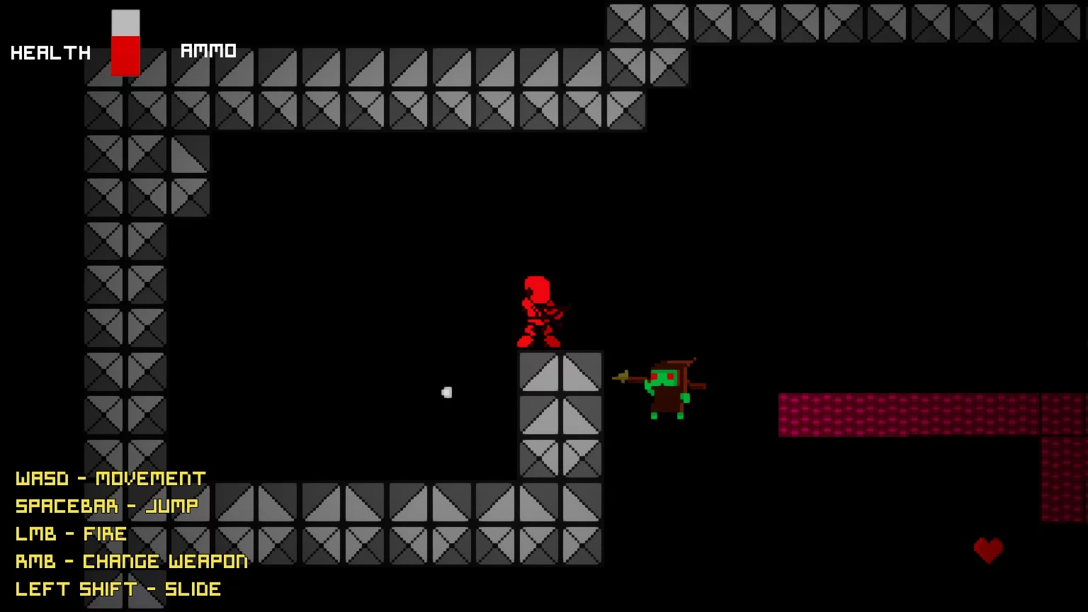 Изображение игры: Pixel Robot Hunter