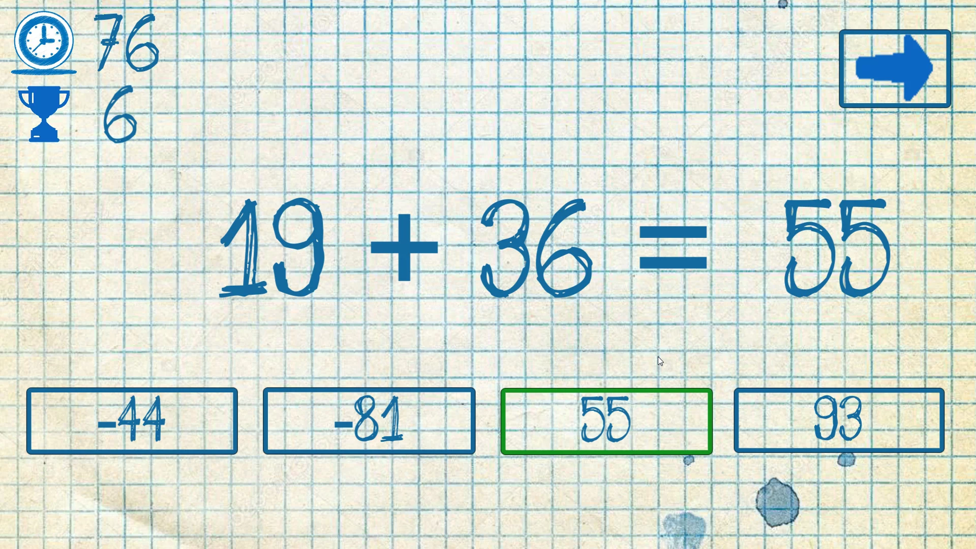 Изображение игры: The young mathematician: Easy difficulty
