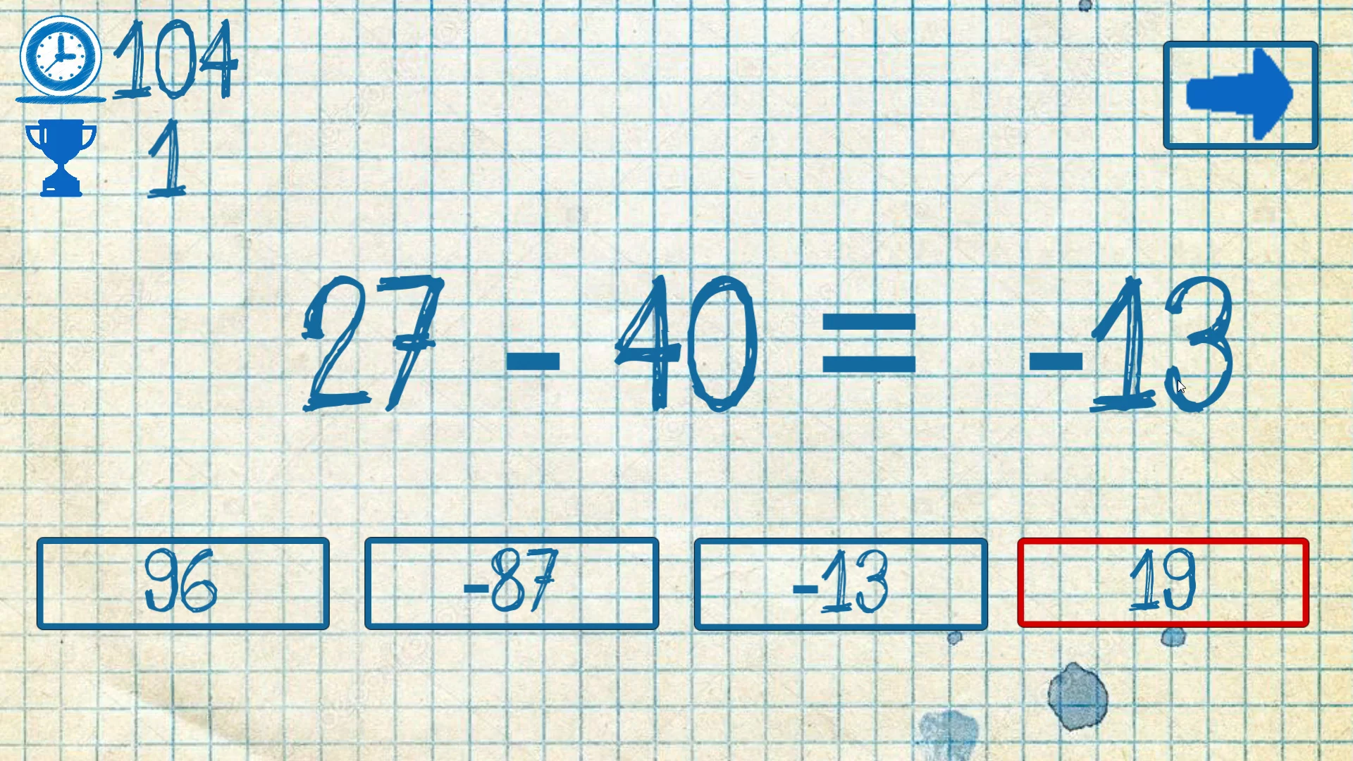 Изображение игры: The young mathematician: Easy difficulty