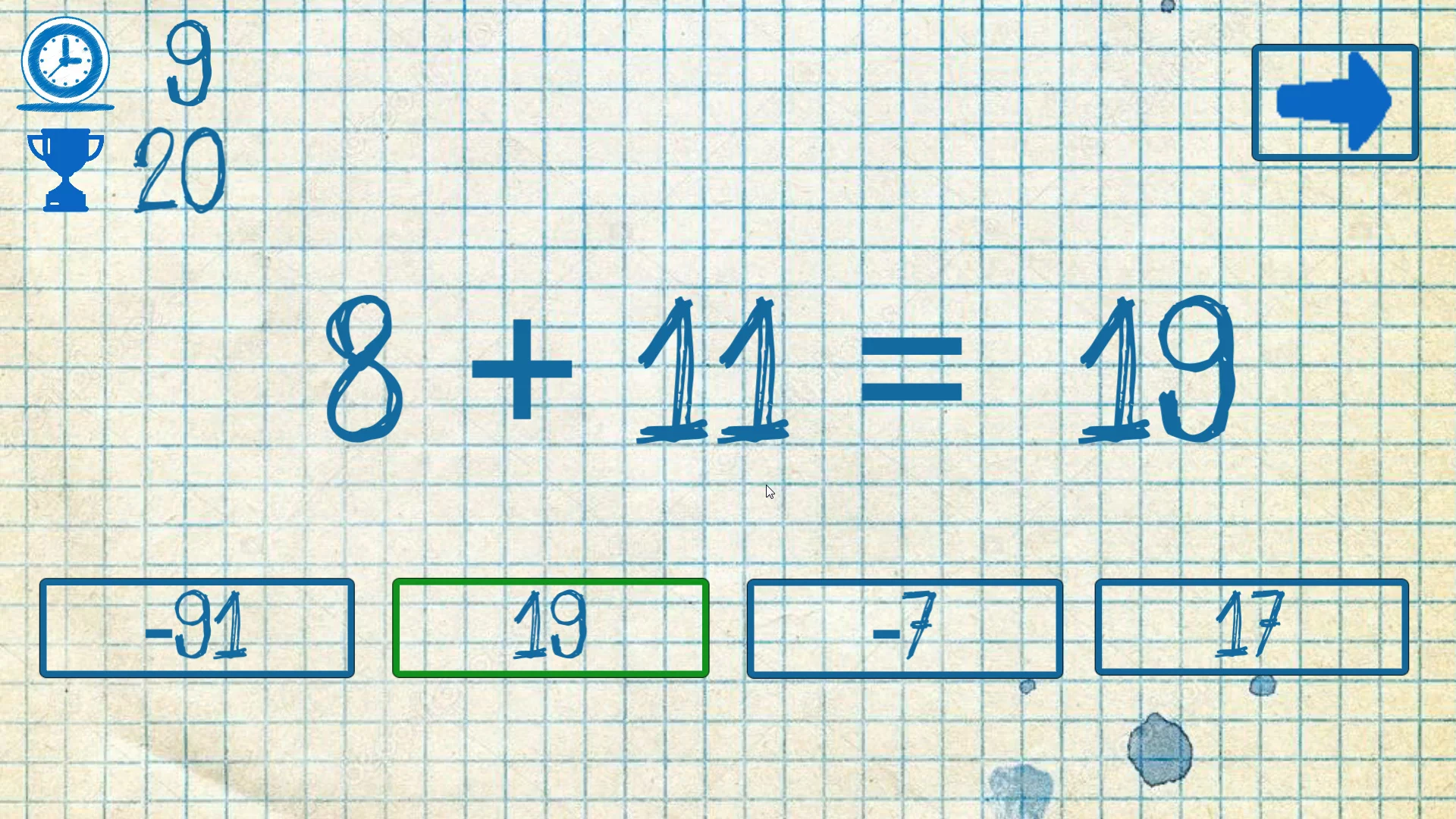 Изображение игры: The young mathematician: Easy difficulty