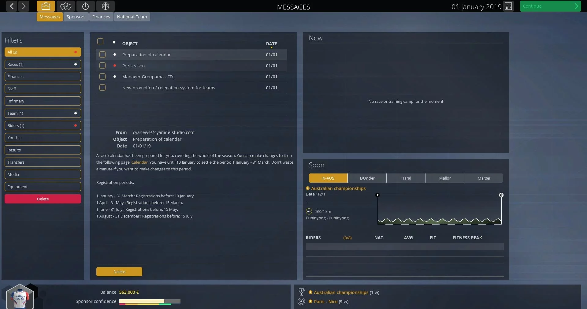 Изображение игры: Pro Cycling Manager 2019